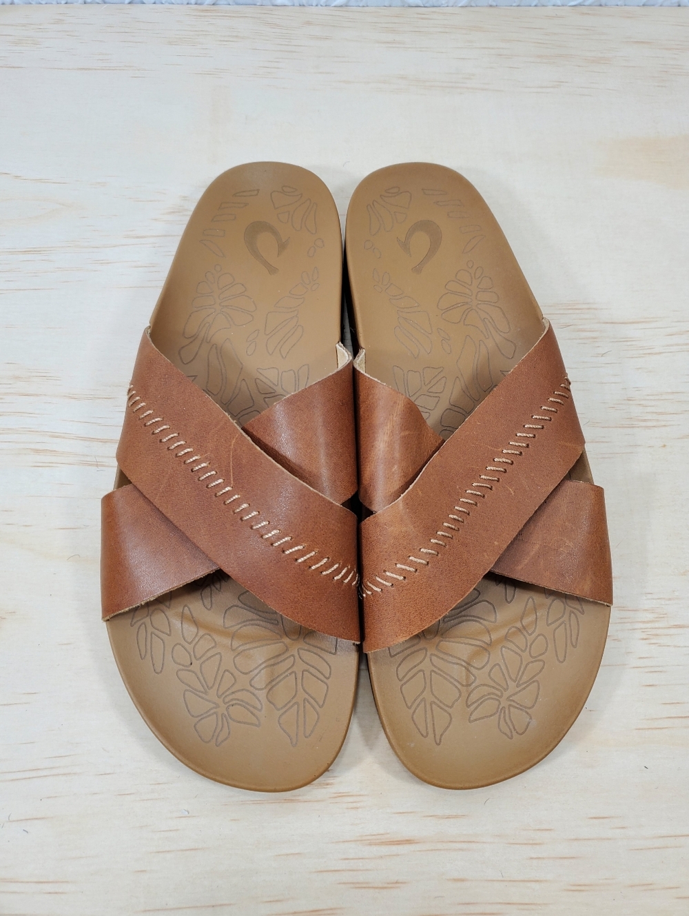 OluKai Womens Leather Sandals